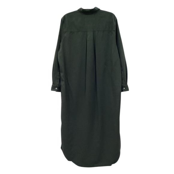 Frank & Eileen Famous Denim Rory Maxi Shirtdress In Vintage Green Size Small - Picture 11 of 14
